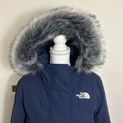 Pre-owned The North Face Women's Plus Arctic Parka Down Coat Summit Navy Sz S L 1x 2x 3x