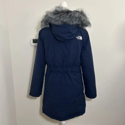 Pre-owned The North Face Women's Plus Arctic Parka Down Coat Summit Navy Sz S L 1x 2x 3x