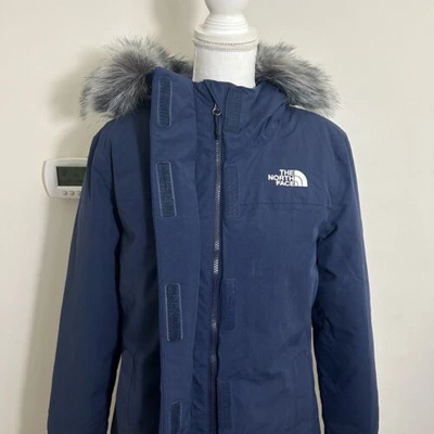 Pre-owned The North Face Women's Plus Arctic Parka Down Coat Summit Navy Sz S L 1x 2x 3x