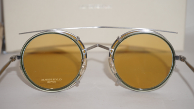 Pre-owned Oliver Peoples Limited Sunglasses G. Ponti Ov1292t 6777 Clip On 46 23 145 In Yellow