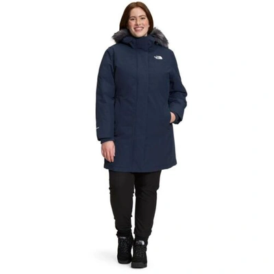 Pre-owned The North Face Women's Plus Arctic Parka Down Coat Summit Navy Sz S L 1x 2x 3x