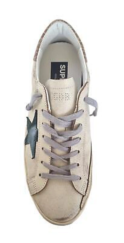 Pre-owned Golden Goose Vintage Men's Sneakers Superstar 11553 White Ecru