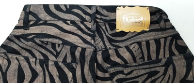 Pre-owned Slam Jam Aries X  Tiger Print Batten Jeans, Black/brown - W Sizes 28, 30, 32 In Brown/black