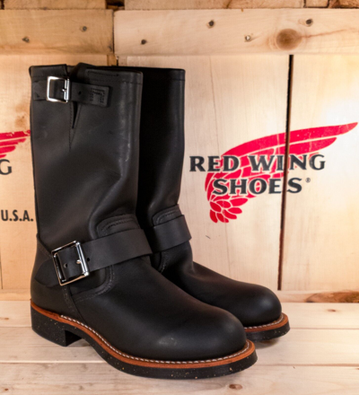 Pre-owned Red Wing Shoes Red Wing 2990 Engineer Boots (soft Toe) (sizes 4-5) In Black