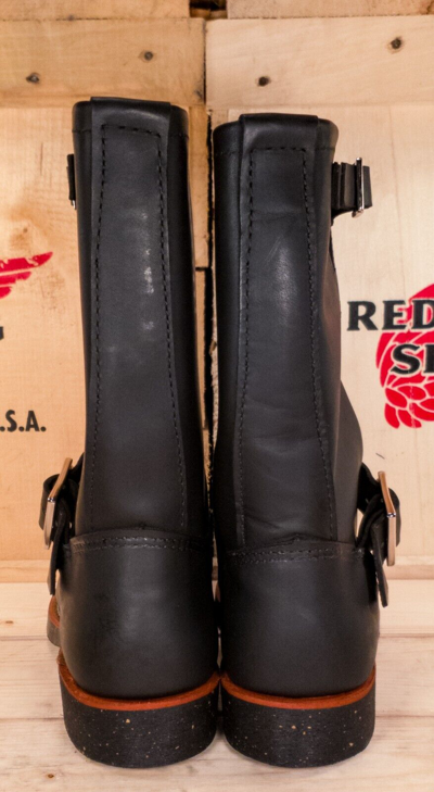 Pre-owned Red Wing Shoes Red Wing 2990 Engineer Boots (soft Toe) (sizes 4-5) In Black