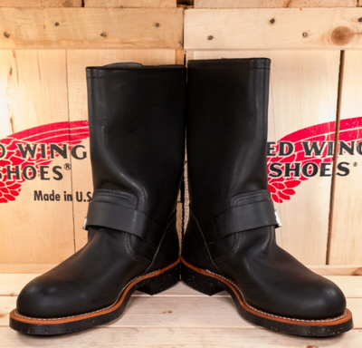 Pre-owned Red Wing Shoes Red Wing 2990 Engineer Boots (soft Toe) (sizes 4-5) In Black