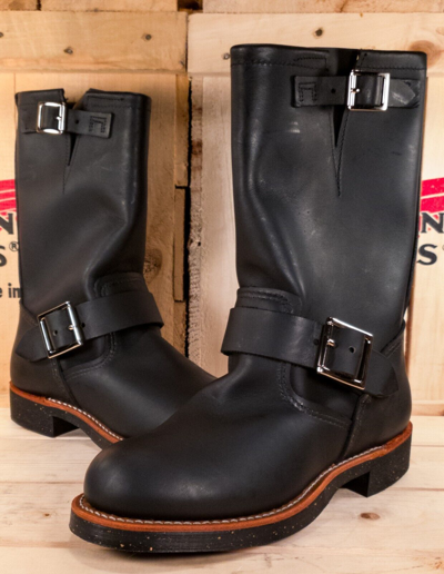 Pre-owned Red Wing Shoes Red Wing 2990 Engineer Boots (soft Toe) (sizes 4-5) In Black