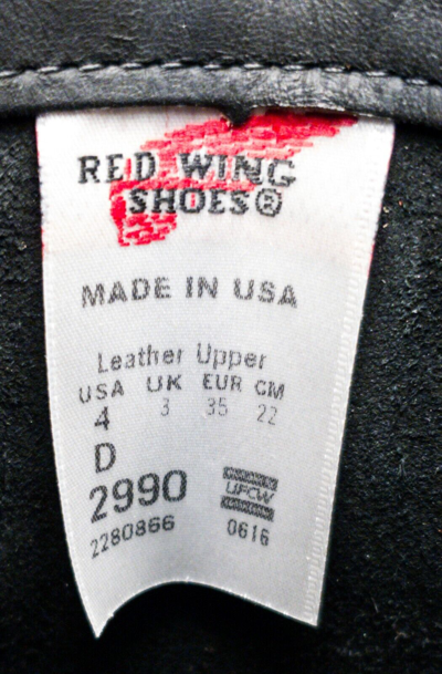 Pre-owned Red Wing Shoes Red Wing 2990 Engineer Boots (soft Toe) (sizes 4-5) In Black