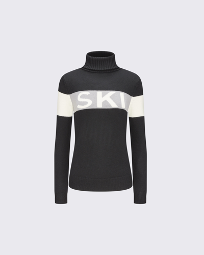 Shop Perfect Moment Ski Sweater Ii In Black