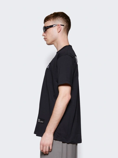 Shop Raf Simons Printed Patch Relaxed T-shirt In Black