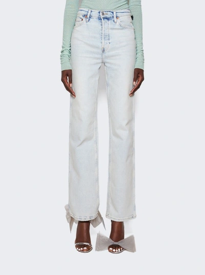 Shop Re/done 90s High Rise Loose Jeans In White