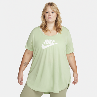 Shop Nike Women's  Sportswear Essential Tunic (plus Size) In Green
