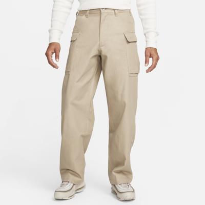 Shop Nike Men's Life Cargo Pants In Brown