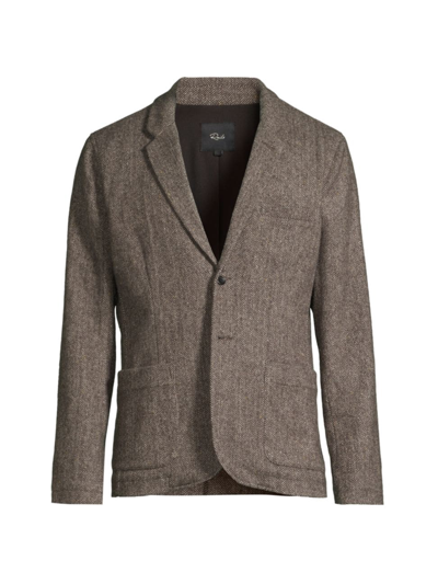 Shop Rails Men's Reynard Wool-blend Tweed Two-button Blazer In Highland Tweed