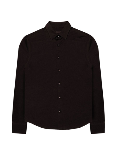 Shop Monfrere Men's Noir Button-front Shirt