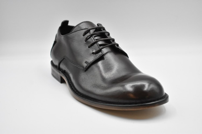Shop Ernesto Dolani Black Pelle Leather Shoes