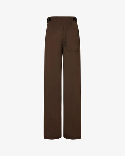 Shop Serena Bute Pocket Trouser - Brown