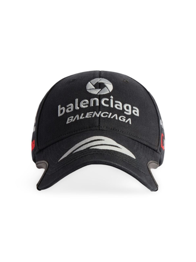 Shop Balenciaga Top League Cap In Black