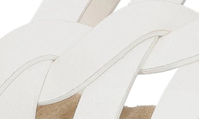Easy Street Sheri Womens Strappy Comfort Wedge Sandals In White