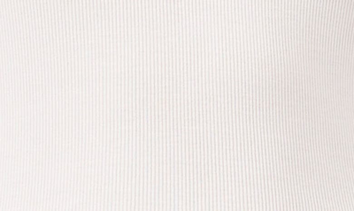 1.state Flutter Sleeve Rib Knit T-shirt In Soft Ecru