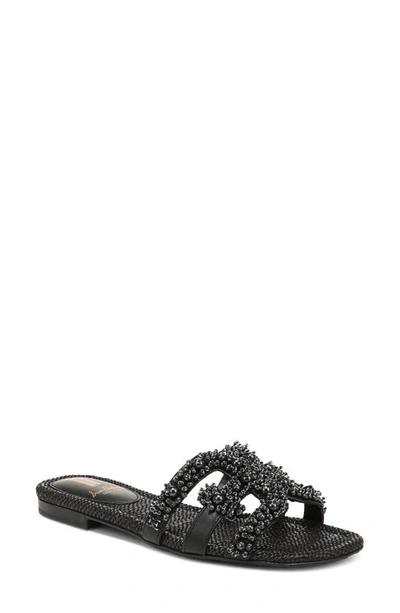 Shop Sam Edelman Bay Perla Slide Sandal In Black