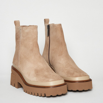 Shop Pons Quintana Ankle Boot In Suede Leather In Brown