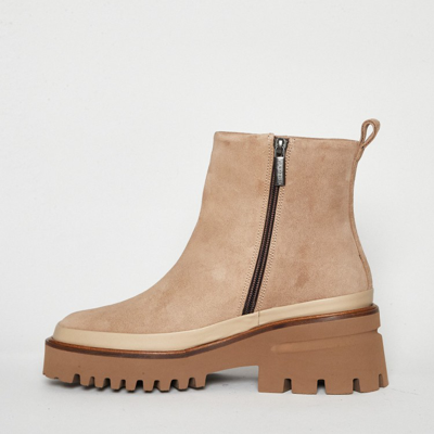 Shop Pons Quintana Ankle Boot In Suede Leather In Brown