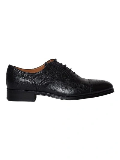 Shop Gravati Hand-sewn Laced Shoe, Oxford Model In Black