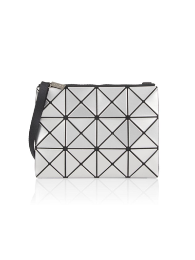 Shop Issey Miyake Women's Lucent Crossbody Bag In Silver