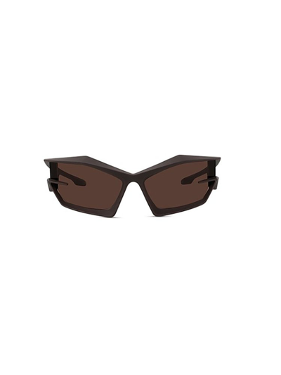 Shop Givenchy Eyewear Cat In Brown
