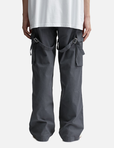 Shop Ambush Bondage Cargo Pants In Grey