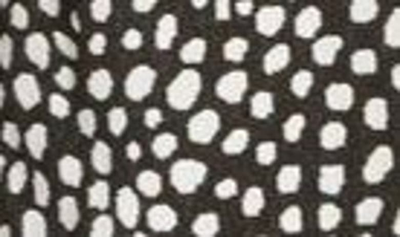 Shop Anne Klein Dot Print Jacket In Anne Black/ Bright White