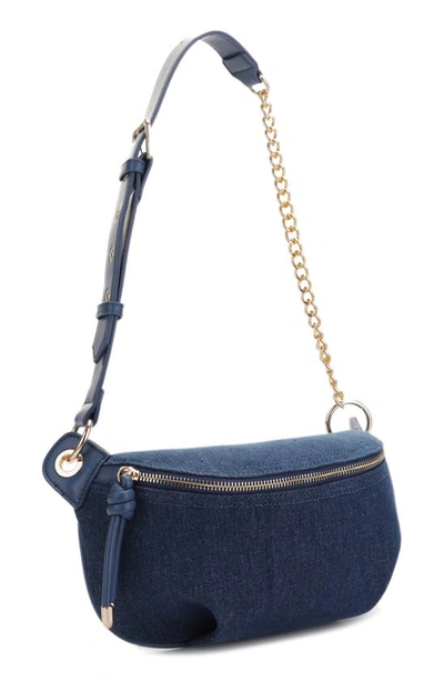 Shop Mali + Lili Evelyn Denim & Vegan Leather Belt Bag