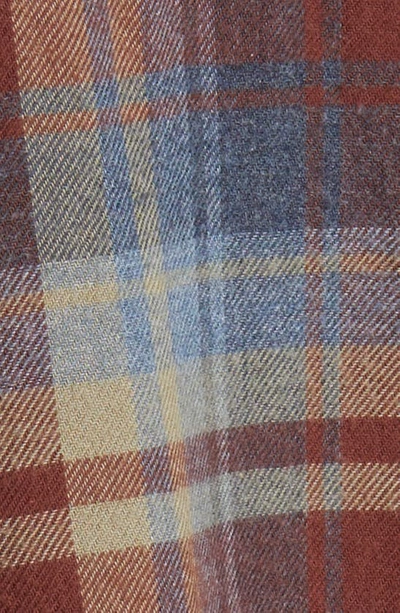 Rails Lennox Plaid Button-up Shirt In Ruby Denim Botanical