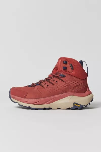 Shop Hoka One One Kaha 2 Gtx Sneaker Boot In Red At Urban Outfitters