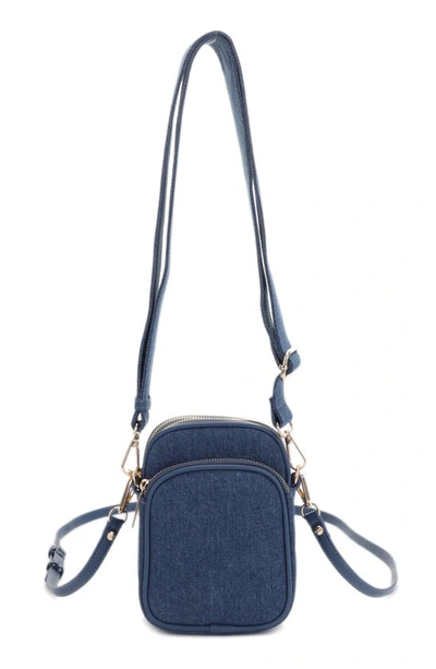 Mali + Lili Josephine Denim Crossbody Bag In Denim