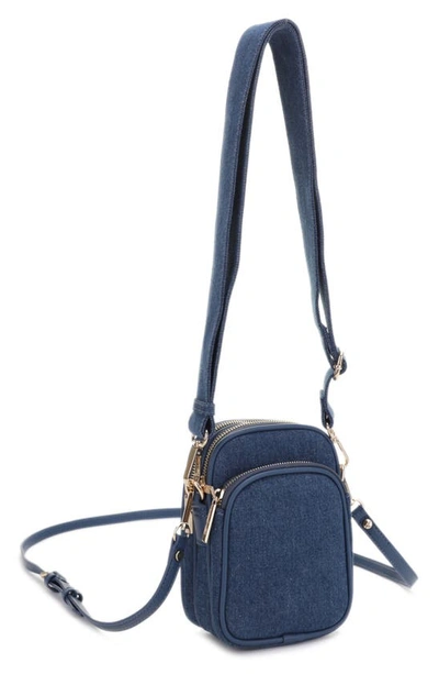 Mali + Lili Josephine Denim Crossbody Bag In Denim