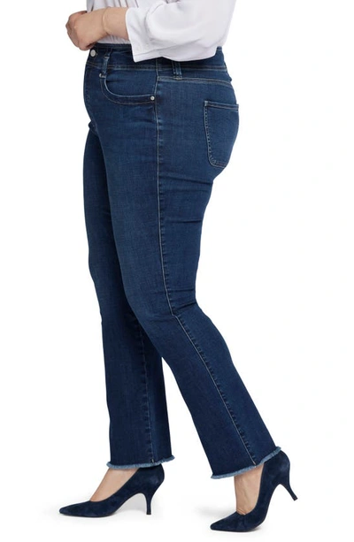 Shop Nydj Marilyn Hollywood High Waist Straight Leg Jeans In Cambridge