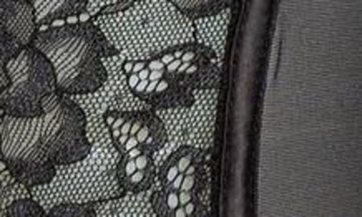 Shop Coquette Lace Underwire Bustier, Garter & Thong Set In Black