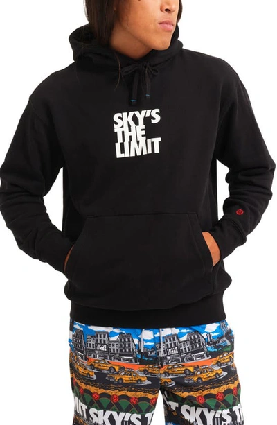 Shop Stance Sky's The Limit Graphic Hoodie In Black