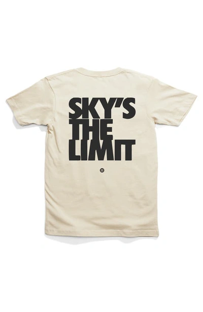 Shop Stance Sky's The Limit Graphic T-shirt In Vintage White