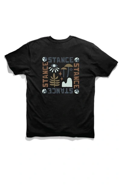 Shop Stance Sedona Cotton Graphic T-shirt In Black