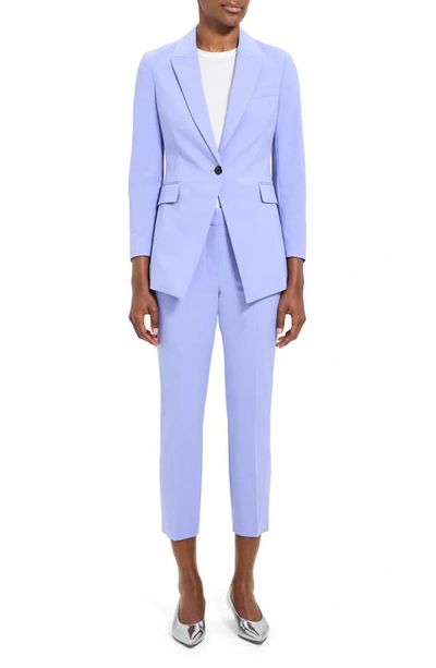 Shop Theory Etiennette B Good Wool Suit Jacket In Grotto