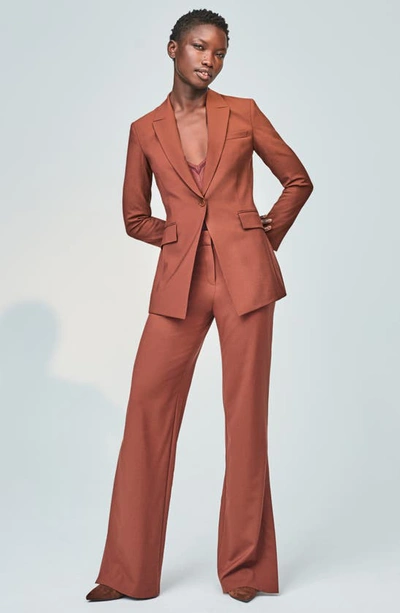 Theory Etiennette Wool Blazer In Grotto