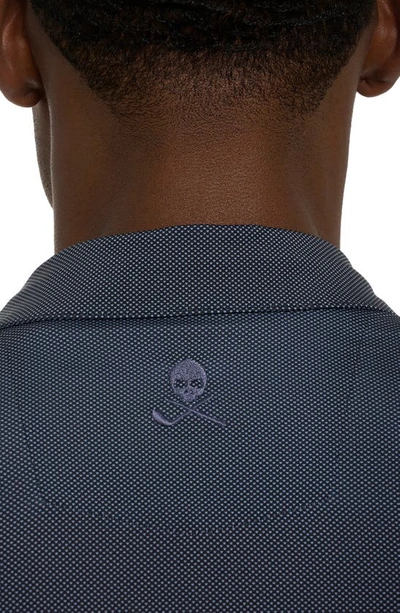 Shop Robert Graham Hyde Bird's Eye Performance Polo In Black