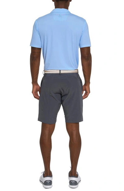 Shop Robert Graham Hyde Bird's Eye Performance Polo In Light Blue