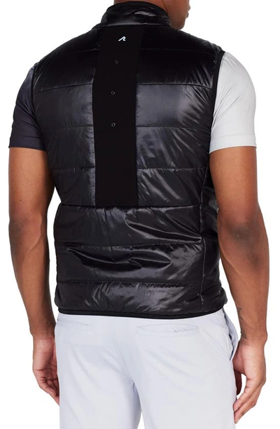 Shop Redvanly Bolton Puffer Vest In Tuxedo