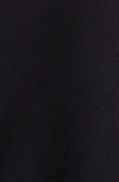 Shop Dickies Logo Embroidered Fleece Hoodie In Knit Black