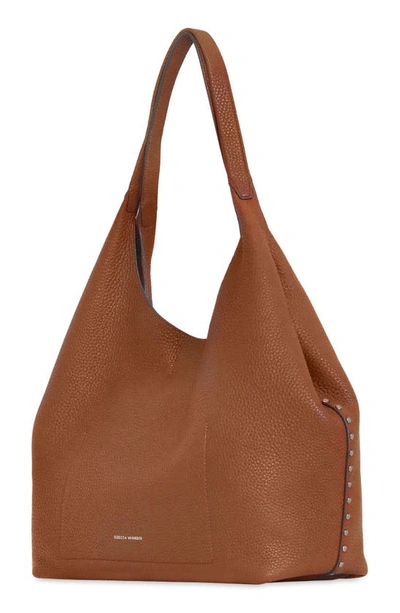Shop Rebecca Minkoff Darren Signature Carryall Bag In Rocher