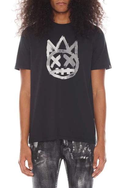 Shop Cult Of Individuality Paintbrush Shimuchan Graphic T-shirt In Black